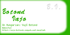 botond vajo business card