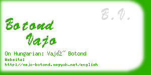 botond vajo business card